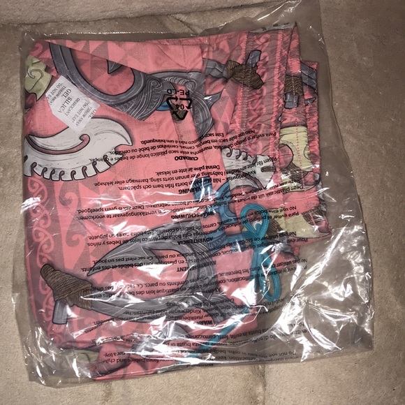Psycho Tuna M or XL swim trunks Tropical Peach New - Picture 7 of 12